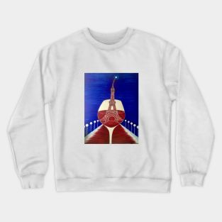 the glass is eifFull Crewneck Sweatshirt